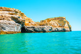 Wild coast in Algarve, Atlantic ocean, Portugal
