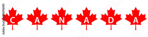 Canada maple leaf concept 