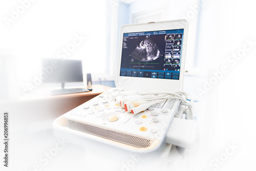 modern ultrasound machine photo