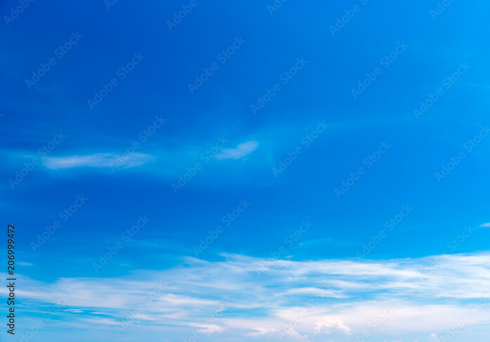 Blue sky with white clouds Blue sky with white clouds