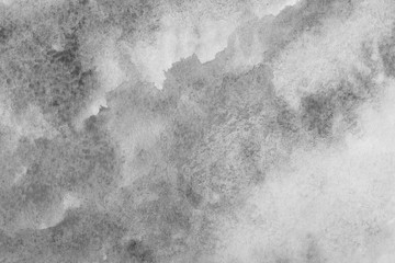 grey watercolor background. hand painted by brush