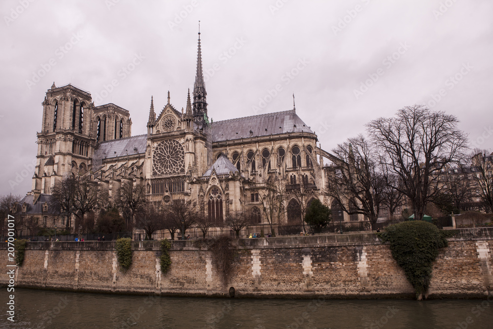 catedral notredame paris francia