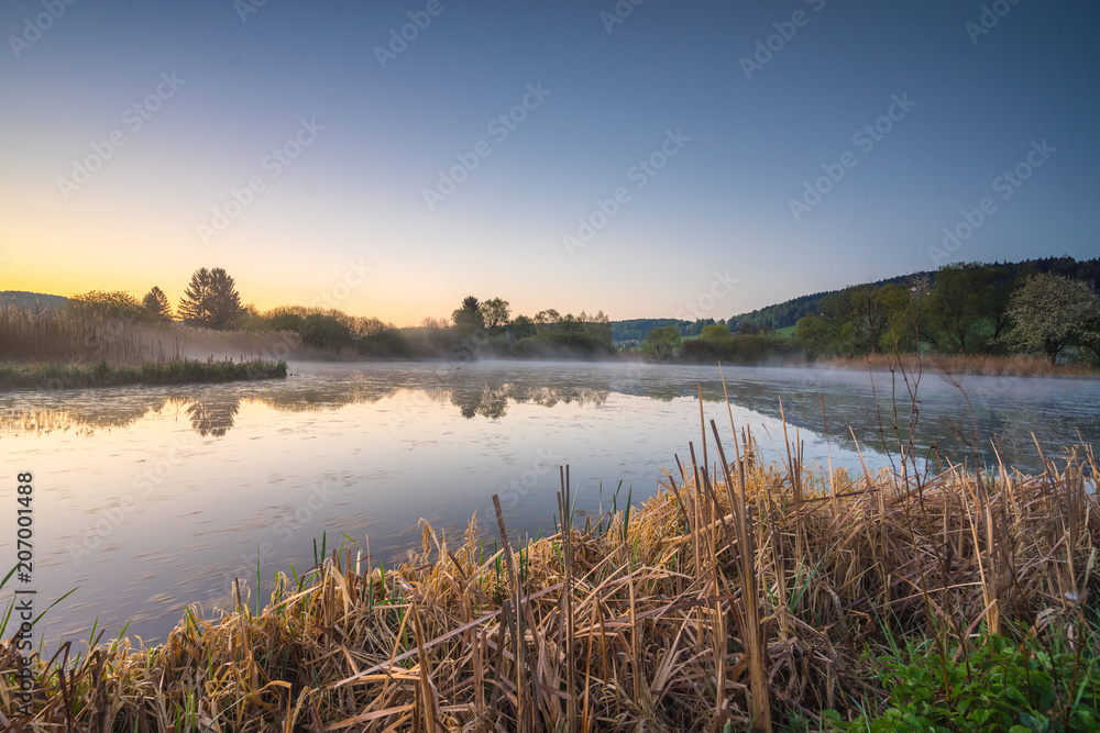 Foggy Pond - Sunrise Foggy Pond - Sunrise