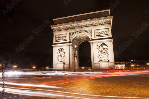 Obraz na płótnie arco del triunfo francia w salonie