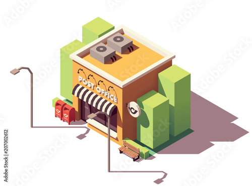 Vector isometric post office