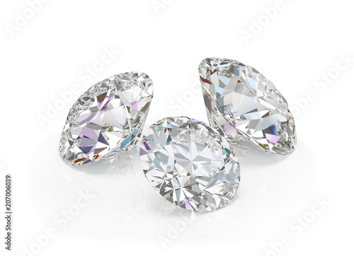 Three diamonds