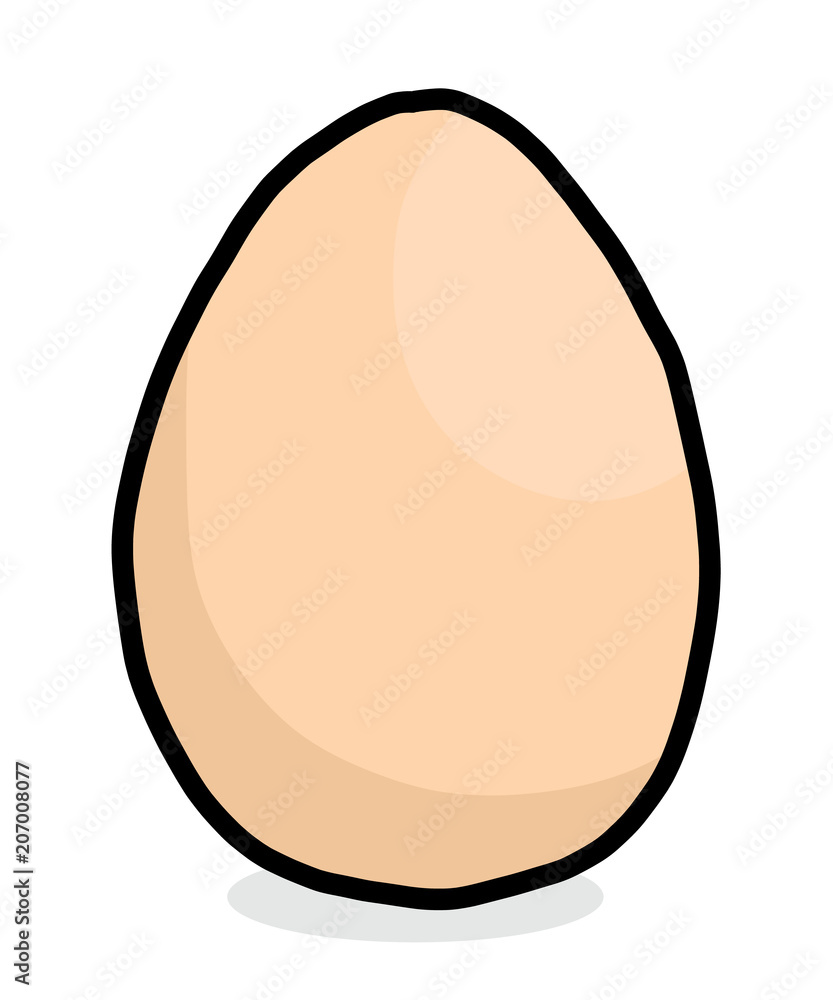 egg / cartoon vector and illustration, hand drawn style, isolated on white background. egg / cartoon vector and illustration, hand drawn style, isolated on white background.