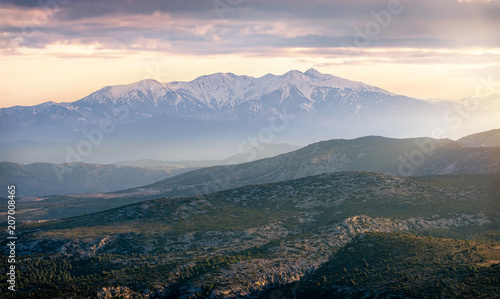 Bild auf Leinwand Mont Canigou,Occitanie.
