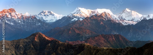 mounts Everest Lhotse and Makalu, great himalayan range © Daniel Prudek