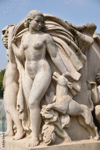 Statue du jardin du Trocadéro à Paris, France