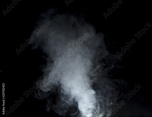 Smoke on Black background
