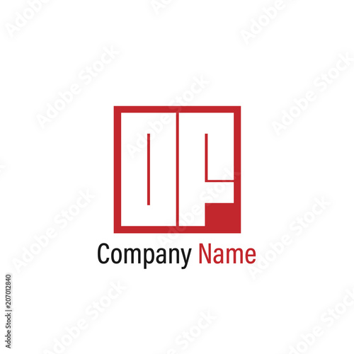 Initial Letter OF Logo Template Vector Design