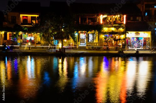 HOI AN, VIETNAM - JANUARY 11, 2014: Hoi An old town. Hoi An is a popular tourist destination of Asia. Hoian is recognized as a World Heritage Site by UNESCO.