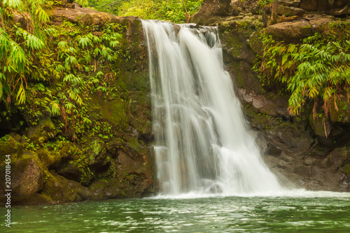Scenic Waterall Near Hana Maui