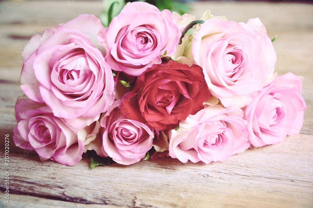 Blumenstrauß Rosen - Rosenstrauß - Nostalgisch Blumenstrauß Rosen - Rosenstrauß - Nostalgisch