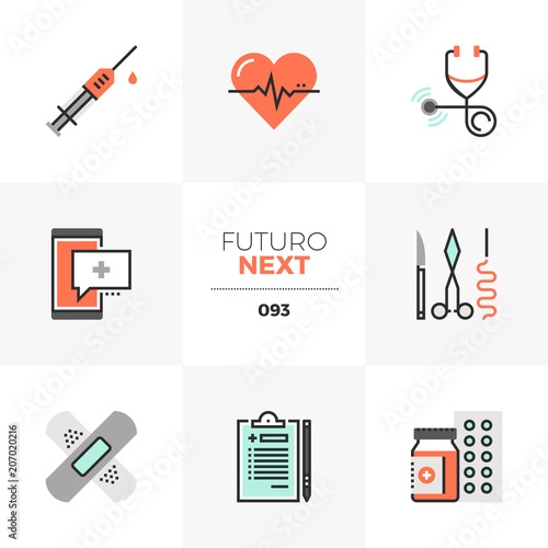 Healthcare Futuro Next Icons