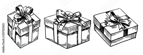 Gift box sketch