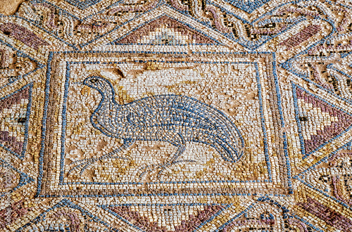 Floor tiles in Kourion, Cyprus