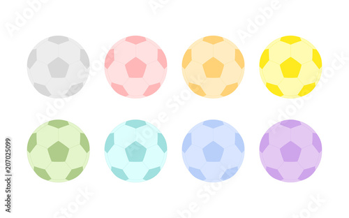 サッカーボール　イラスト素材