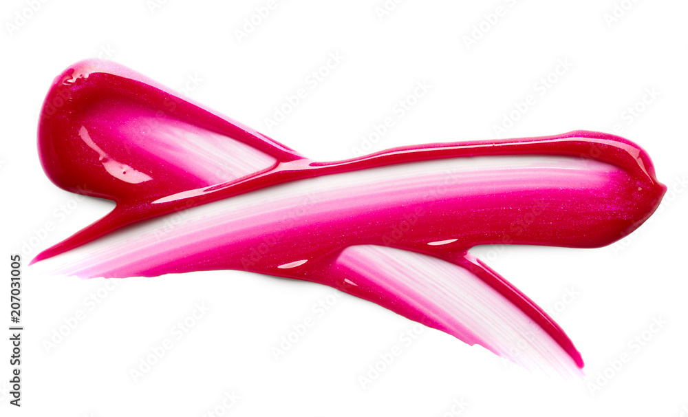 Lip gloss isolated on white background Lip gloss isolated on white background
