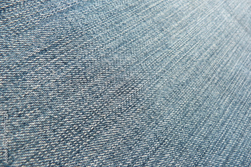 denim blue fabric close-up blue jeans natural material background © natali8638