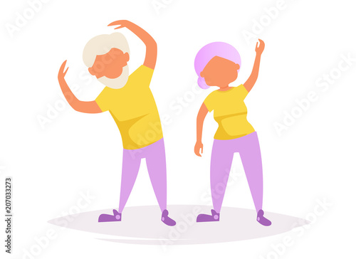 Grandma and grandpa sport
