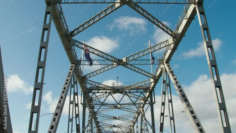Auckland Harbour Bridge steel beam structure Auckland Harbour Bridge steel beam structure