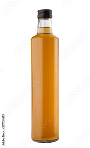oil or vinegar bottle isolated on white background