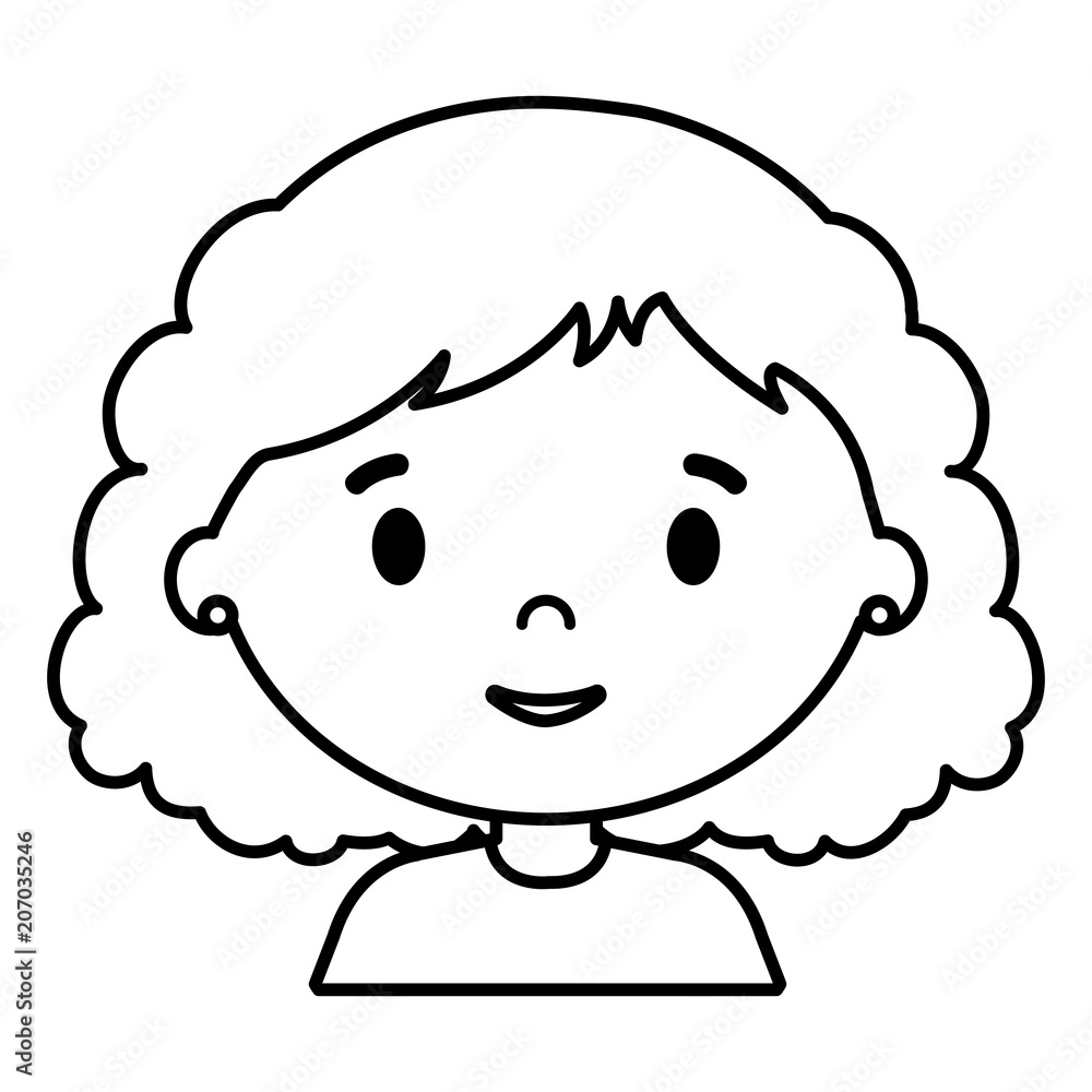 little girl daughter character vector illustration design little girl daughter character vector illustration design