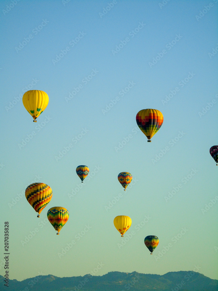 Fototapeta premium Balloons Napa Valley