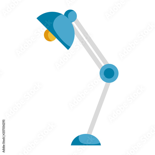 office desk lamp icon vector illustration design