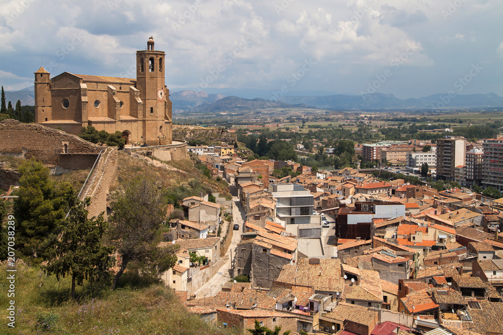 Santa Maria Church and the City of Balaguer
