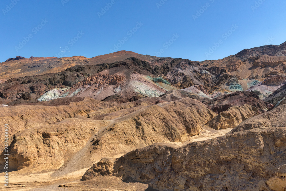 Artist's palette in Death Valley National Park, California.