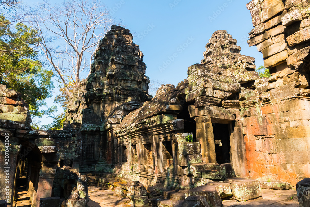 Naklejka premium Banteay Kdei Temple in Angkor Wat complex in Cambodia