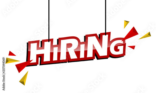 red and yellow tag hiring
