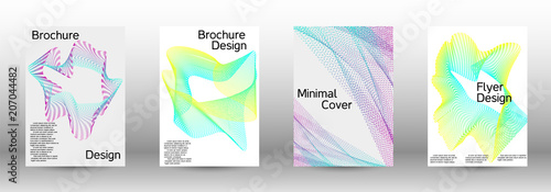 A set of creative sound backgrounds with linear.