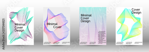 A set of creative sound backgrounds with linear.