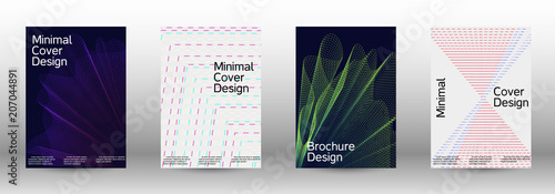 A set of modern abstract covers.