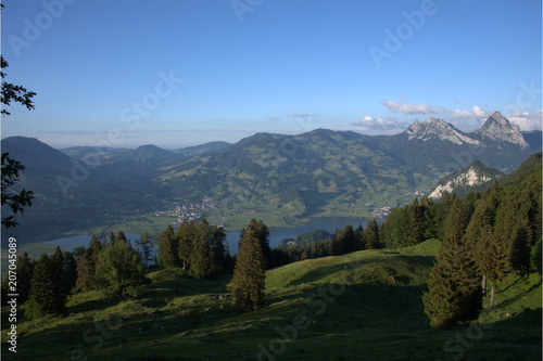 Lauerzersee Kanton Schwyz Schweiz