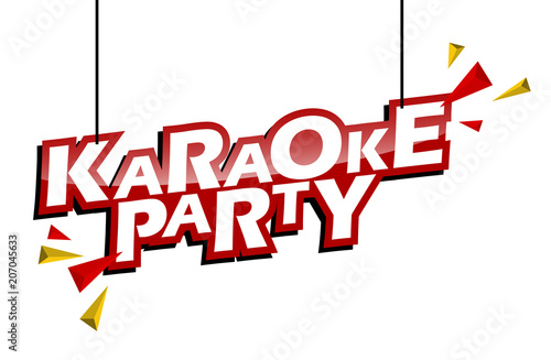 red and yellow tag karaoke party