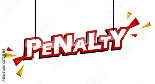 red and yellow tag penalty