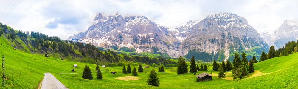 Beautiful Landscape of Grindelwald , Switzerland