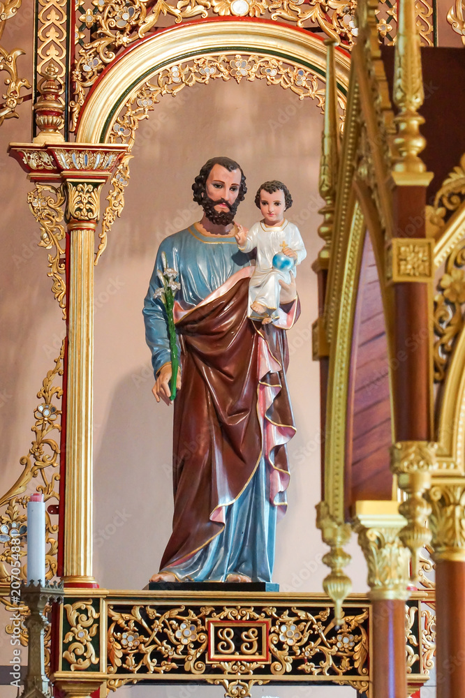 Naklejka premium Jesus Christ in Cathedral of Mary Immaculate