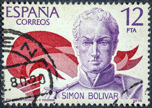 portrait of Simon Bolivar photo