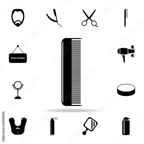 pocket hairbrush icon. Detailed set of barber tools. Premium graphic design. One of the collection icons for websites, web design, mobile app