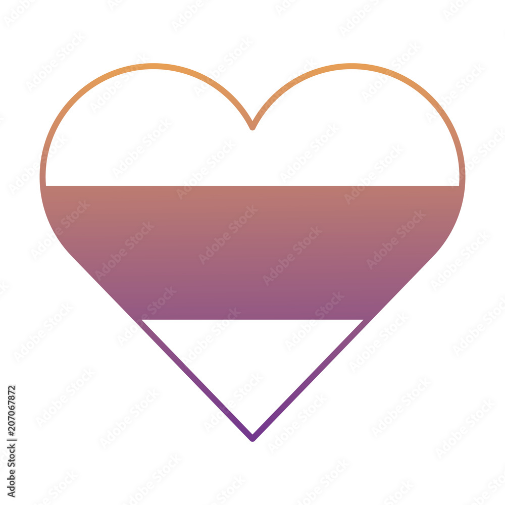 german flag in heart shape over white background, vector illustration german flag in heart shape over white background, vector illustration