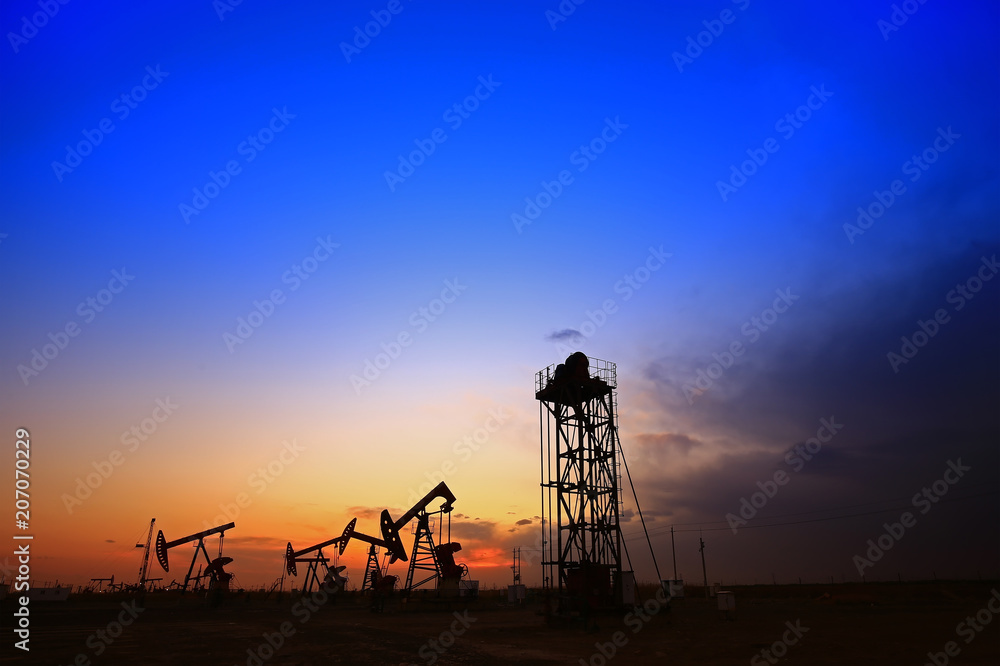 The oil pump, industrial equipment The oil pump, industrial equipment