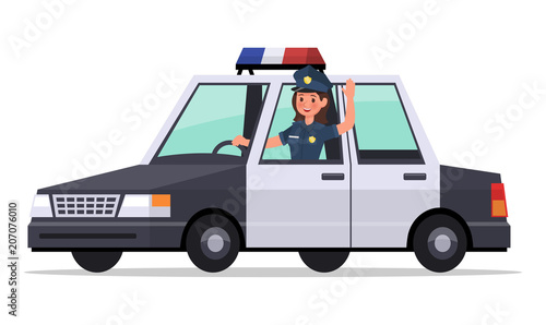 police character vector design no11 photo