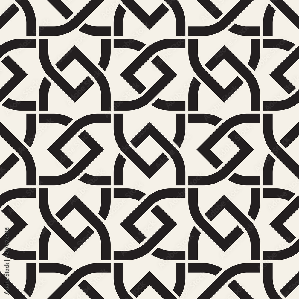 Vector seamless pattern. Modern stylish abstract texture. Repeating geometric tiles.. Vector seamless pattern. Modern stylish abstract texture. Repeating geometric tiles..