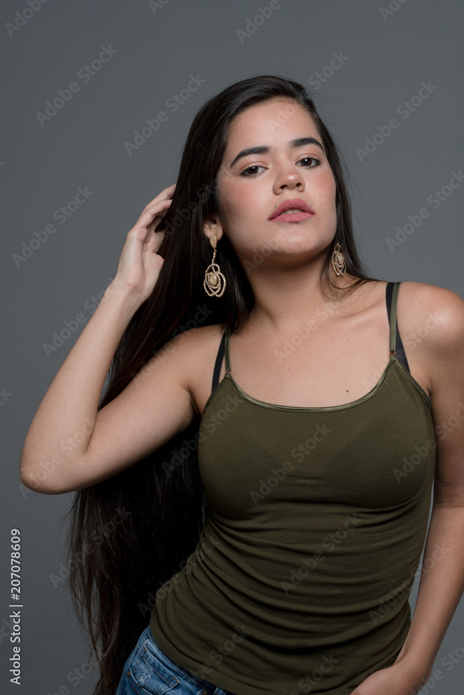 Teen Hispanic Female Model Teen Hispanic Female Model
